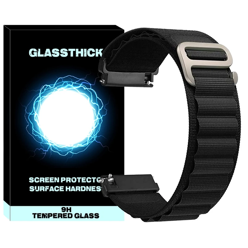 بند گلستیک مدل Loop Alpine مناسب برای ساعت هوشمند سامسونگ Galaxy Watch Active 1 / Active 2 40mm / Active 2 44mm / Watch 3 size 41mm / Galaxy Watch 4 40mm / watch 4 42mm / watch 4 44mm / watch 4 46mm