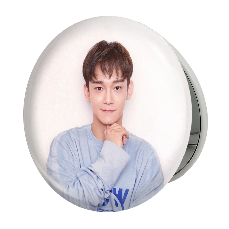 آینه جیبی خندالو طرح چن گروه اکسو EXO مدل تاشو کد 13356 