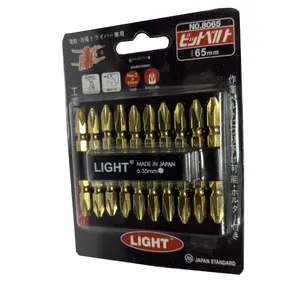 سری پیچ گوشتی دو سر چهار سو لایت مدل SMT-LIGHT-JAPAN-8065 بسته 10 عددی
