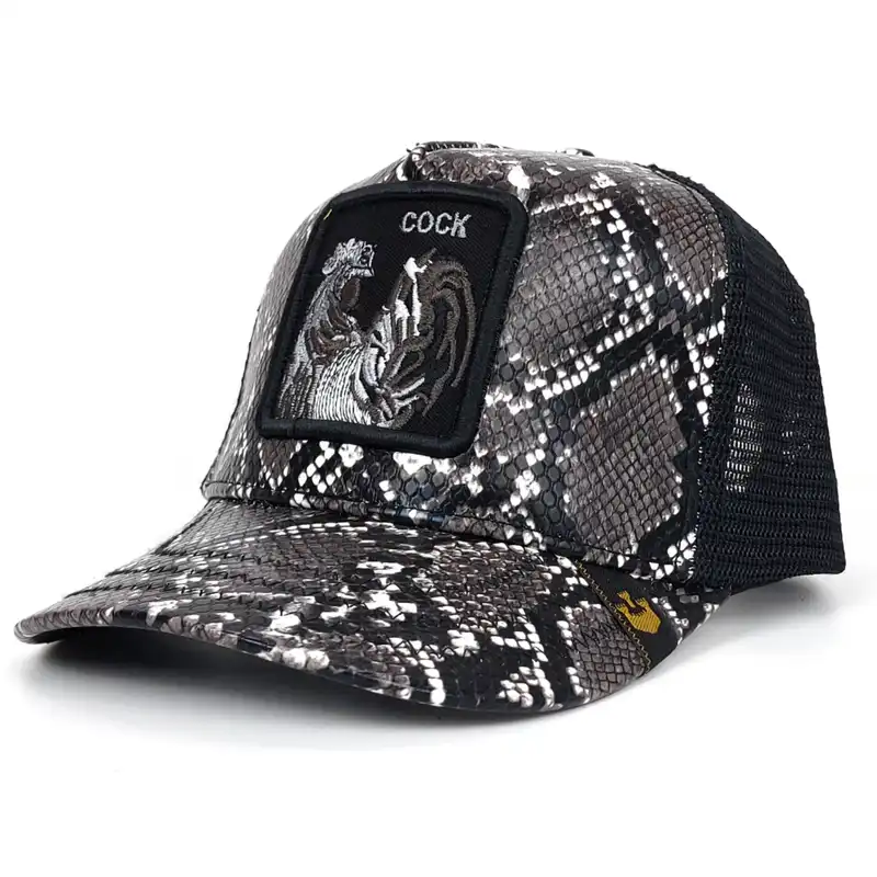 کلاه کپ گورین براز مدل پشت تور طرح خروس کد 1124