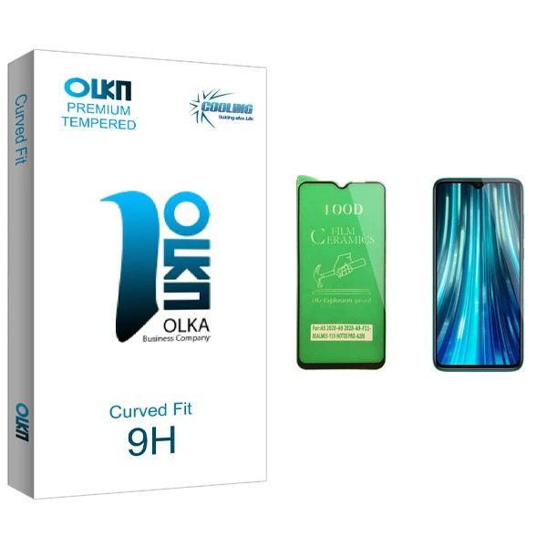 محافظ صفحه نمایش سرامیکی کولینگ مدل Olka glass مناسب برای گوشی موبایل Redmi Note 8 Pro شیائومی