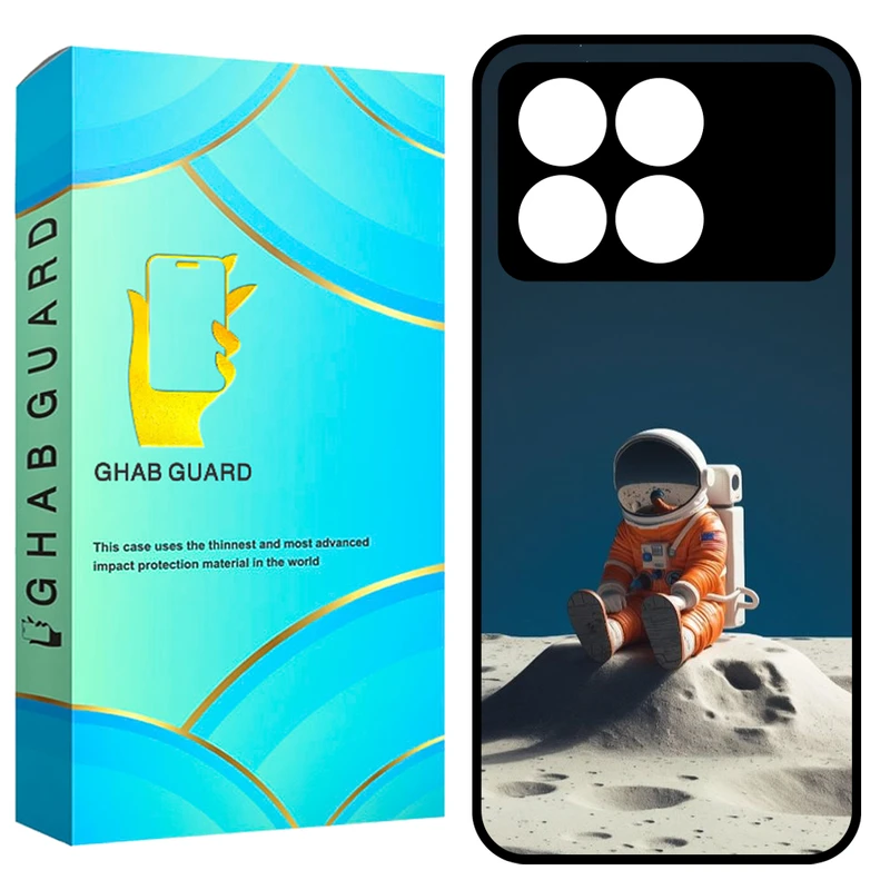 کاور قاب گارد طرح فضانورد مدل GCHPK70P مناسب برای گوشی موبایل شیائومی Redmi K70 Pro 5G / Poco X6 Pro