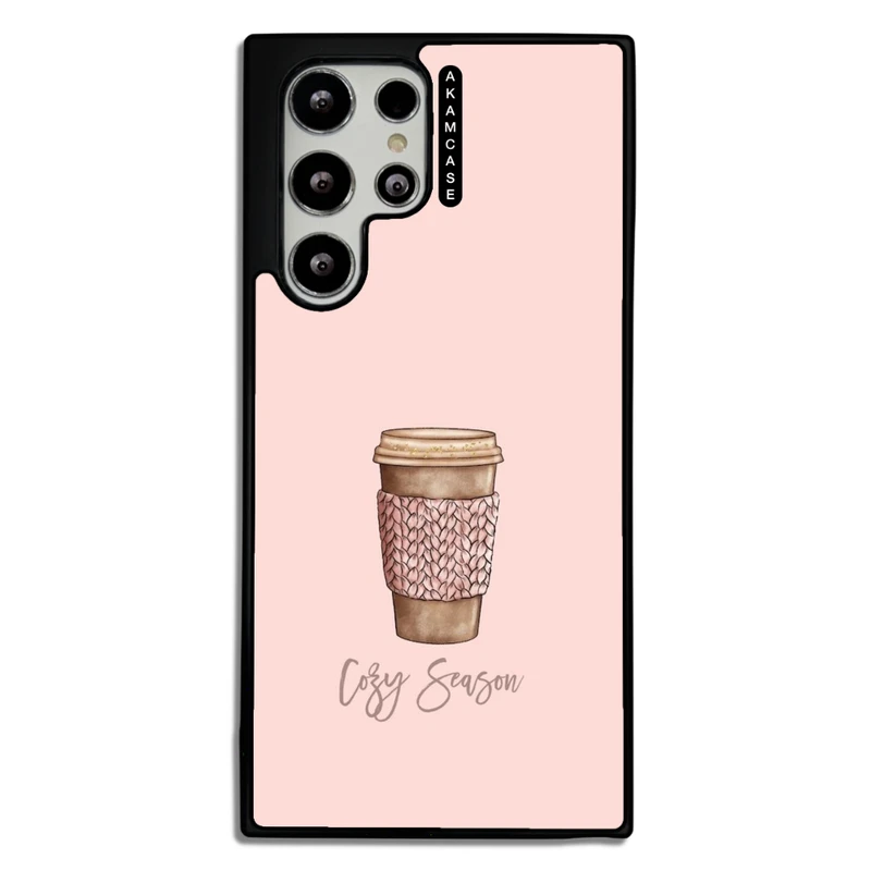 کاور آکام مدل AMC-WSGS22U-COFFEE-20 مناسب برای گوشی موبایل سامسونگ Galaxy S22 Ultra