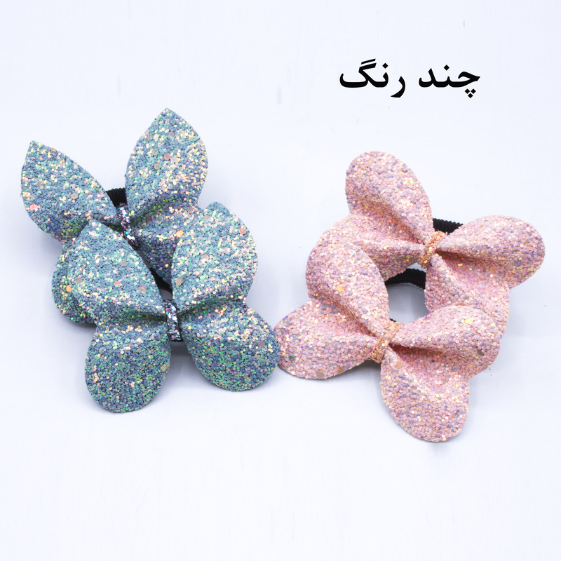 کش مو دخترانه مدل پاپیون پروانه بسته 4 عددی