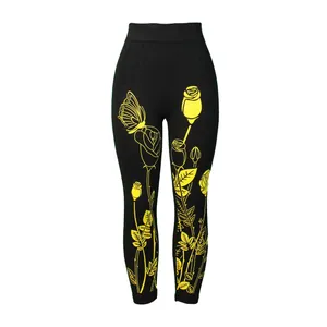 لگینگ زنانه مدل گل رز 13