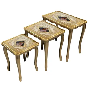 میز عسلی مدل SC1000 مجموعه 3 عددی