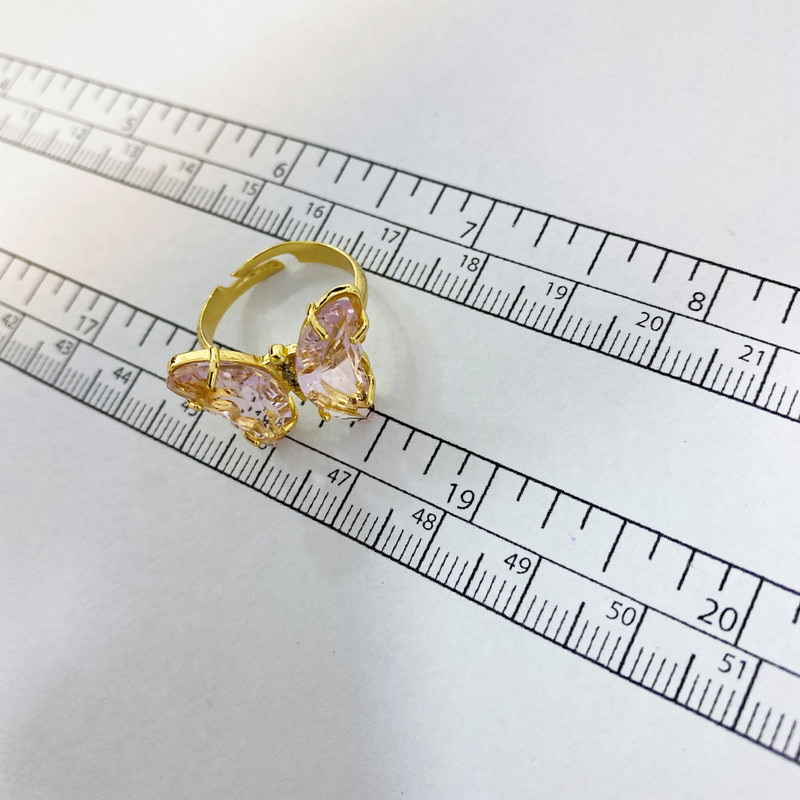 انگشتر زنانه مدل پروانه کد R3451