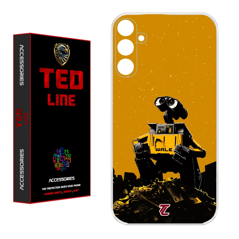 کاور تد لاین طرح ربات والی کد 1133 مناسب برای گوشی موبایل سامسونگ Galaxy A34