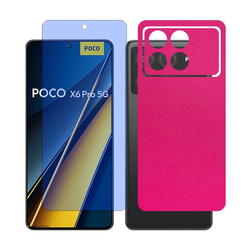 محافظ صفحه نمایش آنتی بلو گلس مدل Together مناسب برای گوشی موبایل شیائومی Poco X6 Pro به همراه برچسب پوششی