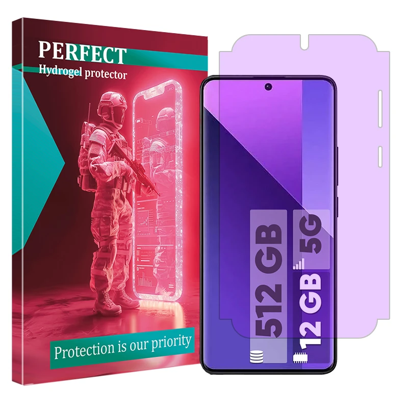 محافظ صفحه نمایش ضداشعه بنفش پرفکت مدل Eye Care مناسب برای گوشی موبایل شیائومی Redmi Note 13 Pro Plus