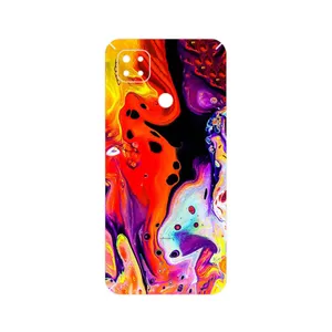 MAHOOT Abstract Oil Art Cover Sticker for Xiaomi Redmi 9C NFC