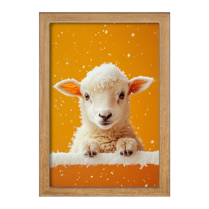 تابلو خندالو مدل گوسفند کد F10037