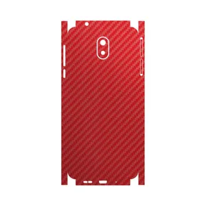 MAHOOT Red-Fiber-FullSkin Cover Sticker for Nokia 3.1