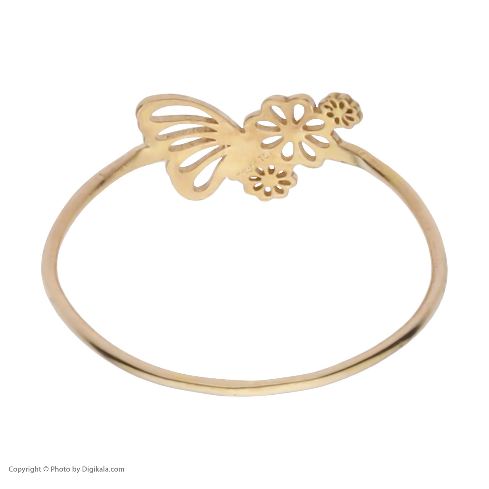 انگشتر طلا 18 عیار زنانه مایا ماهک مدل MR0884 سایز 55 -  - 4
