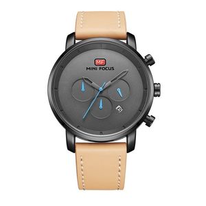 ساعت مچی عقربه‌ای مردانه مینی فوکوس مدل 0102BRN