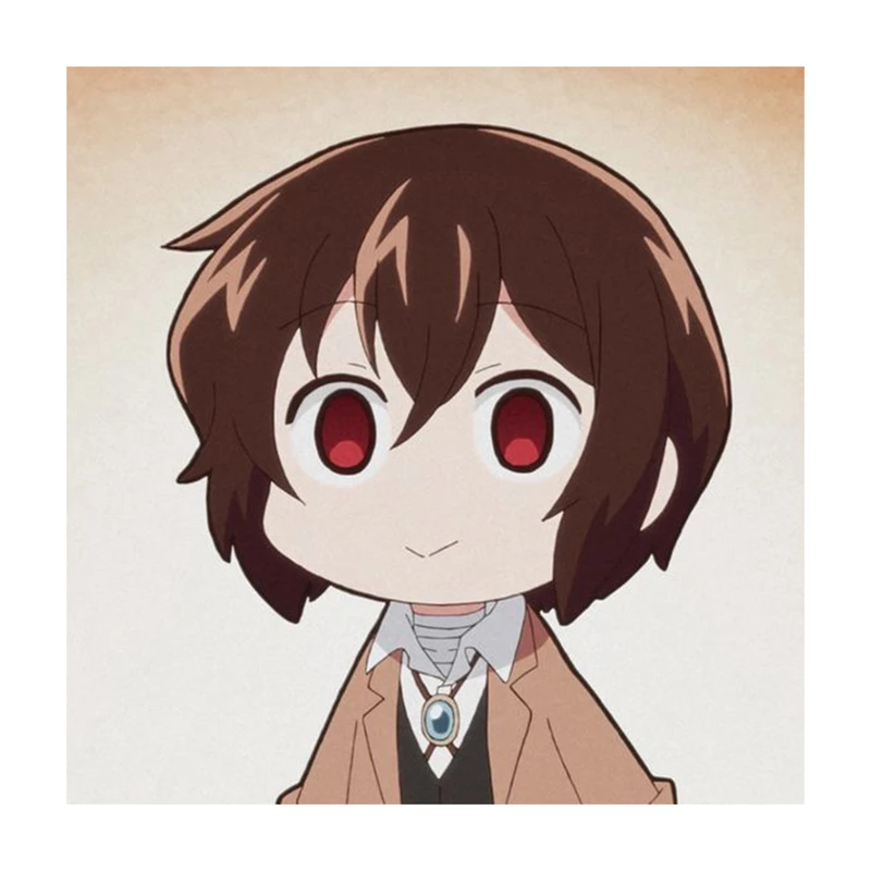 استیکر لپ تاپ و موبایل مدل انیمه طرح سگ‌های ولگرد بانگو اوسامو دازای Bungo Stray Dogs Osamu dazai کد 361