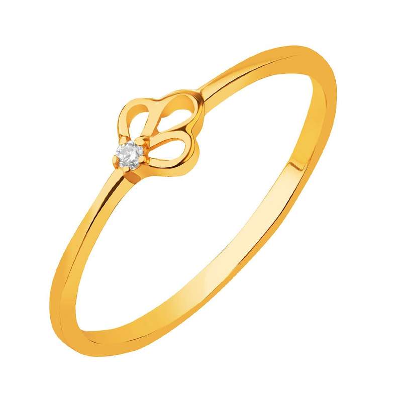  انگشتر طلا 18 عیار زنانه قیراط کد GH3272