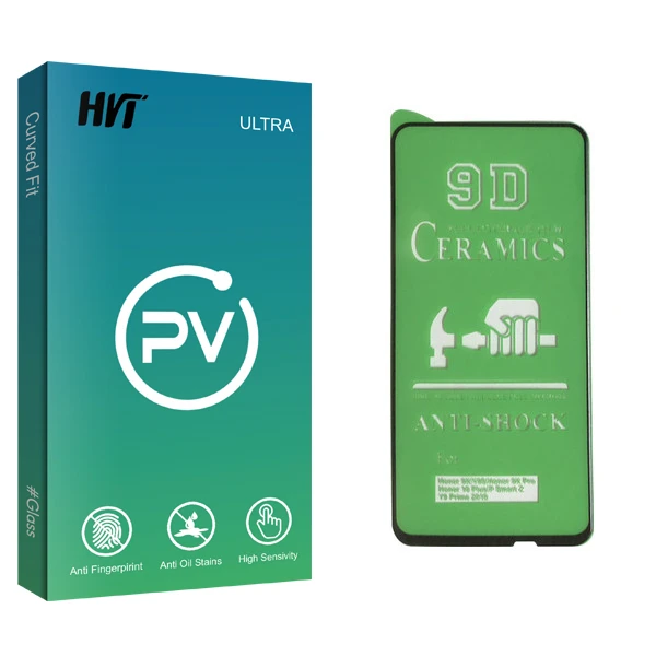 محافظ صفحه نمایش 9D اچ وی تی مدل PV glass مناسب برای گوشی موبایل هوآوی Y9 Prime 2019/Y9S/9X