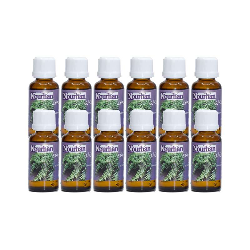 روغن رزماری نورهان مدل N107 حجم 30 میلی لیتر بسته 12 عددی