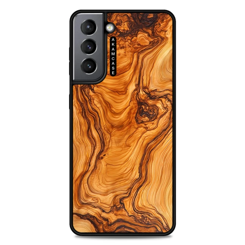 کاور آکام مدل AMC-WSGS21-WOOD-25 مناسب برای گوشی موبایل سامسونگ Galaxy S21