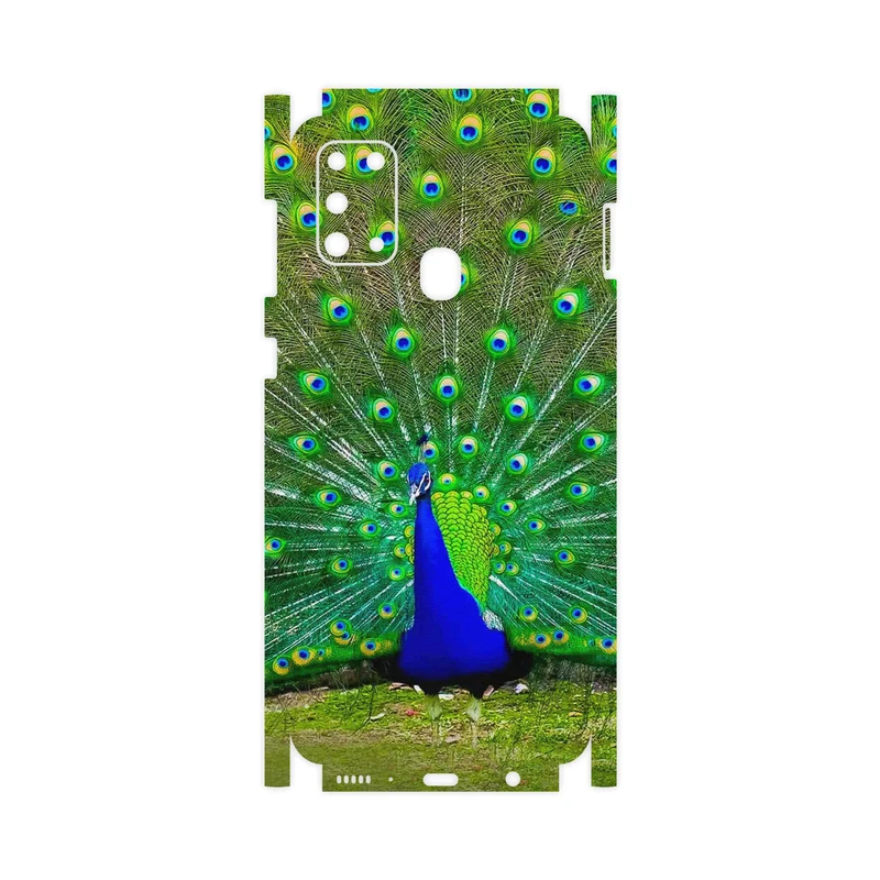 برچسب پوششی ماهوت مدل Peacock-FullSkin مناسب برای گوشی موبایل سامسونگ Galaxy M31