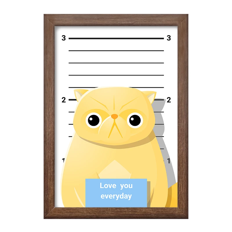 تابلو خندالو طرح گربه (Cat) کد F2316