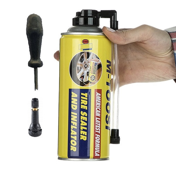 اسپری رفع پنچری لاستیک ام طوسی مدل 331200 حجم 450 میلی لیتر