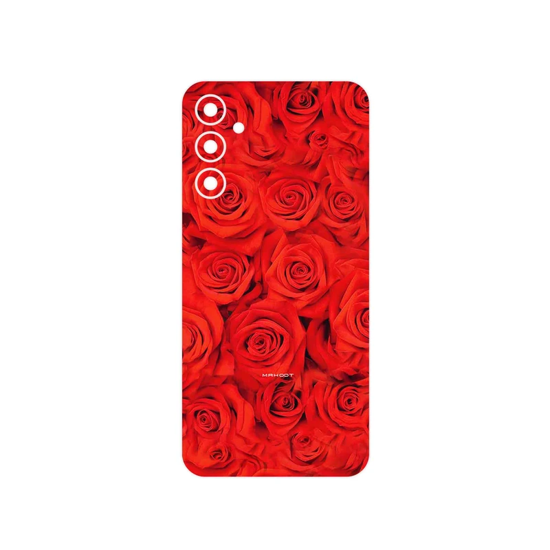 برچسب پوششی ماهوت مدل Red_Flower مناسب برای گوشی موبایل سامسونگ Galaxy A34