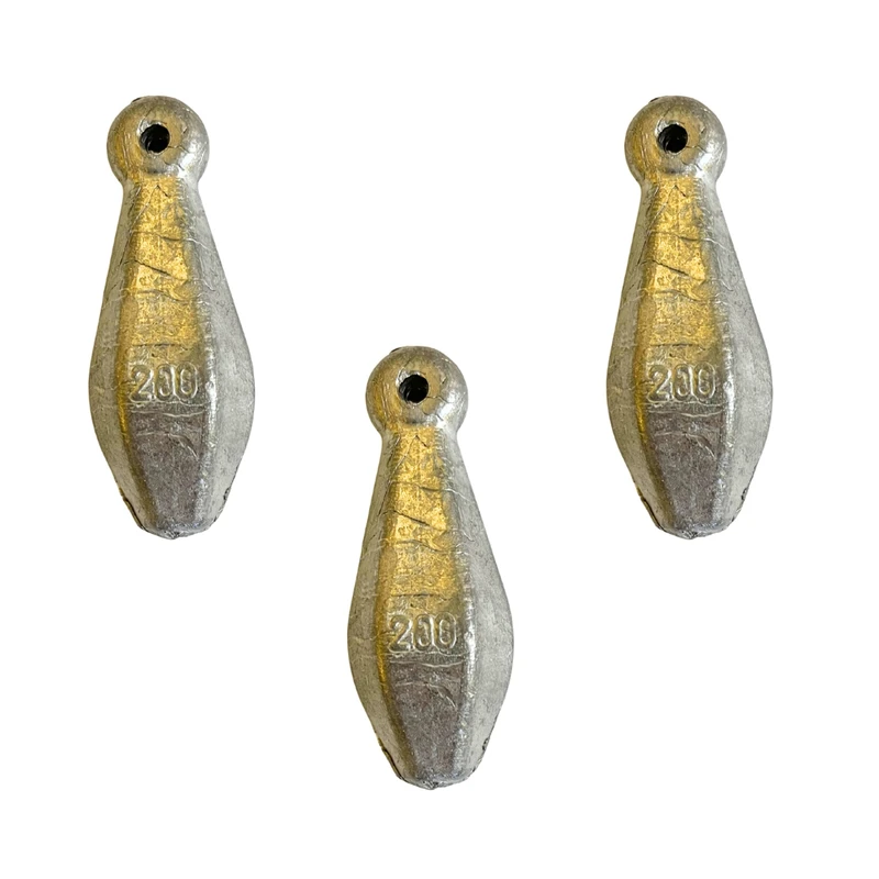 سرب ماهیگیری مدل پرتابی کد 200g بسته 3 عددی