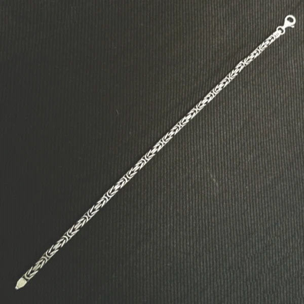 عکس شماره 15 : دستبند نقره مردانه مدل tbskraldas22