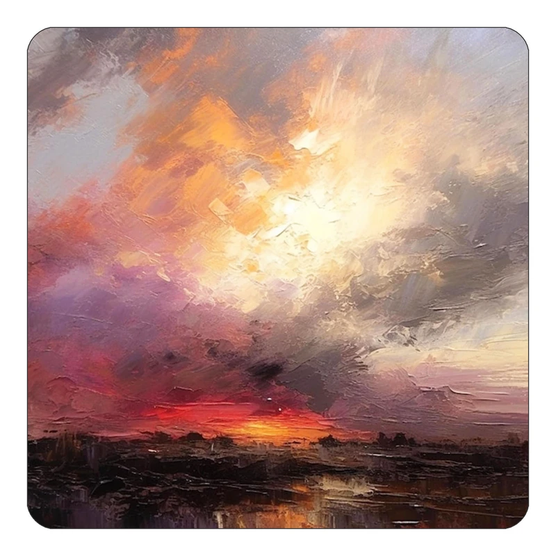 مگنت کاکتی طرح نقاشی رنگ روغن مدل mp72442