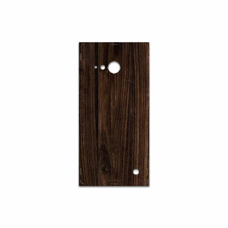 برچسب پوششی ماهوت مدل Dark Walnut Wood مناسب برای گوشی موبایل نوکیا Lumia 730