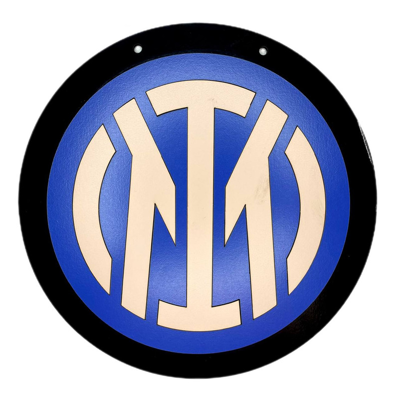 تابلو مدل چوبی طرح اینترمیلان