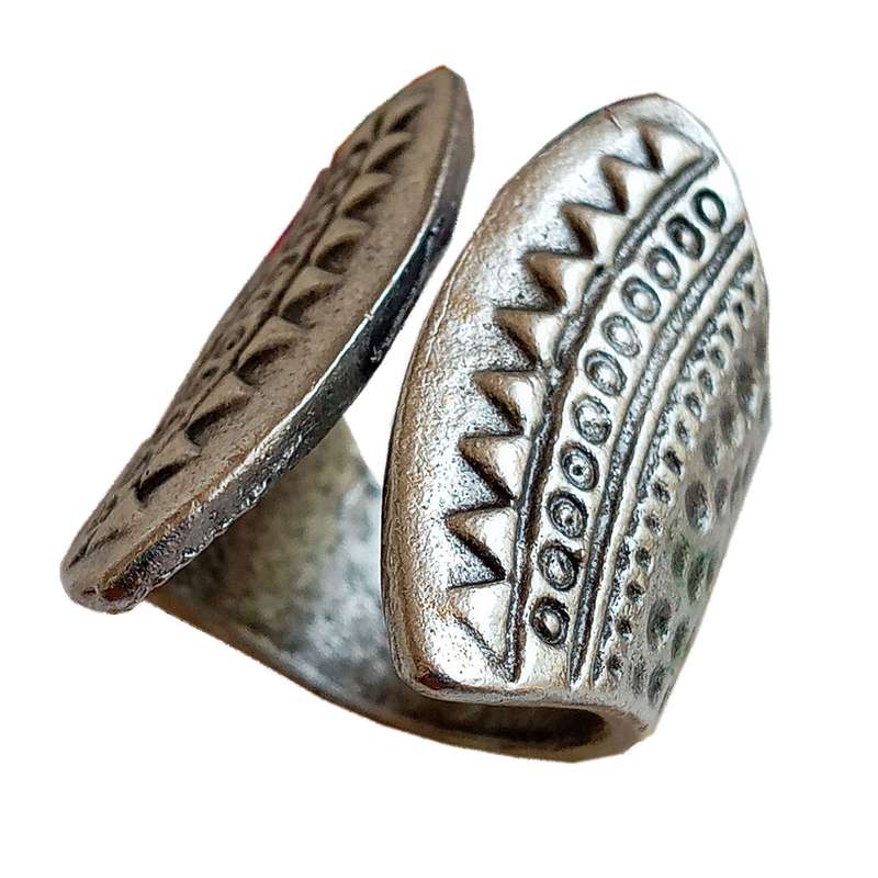 انگشتر زنانه مدل کتیبه عثمانی کد P-931