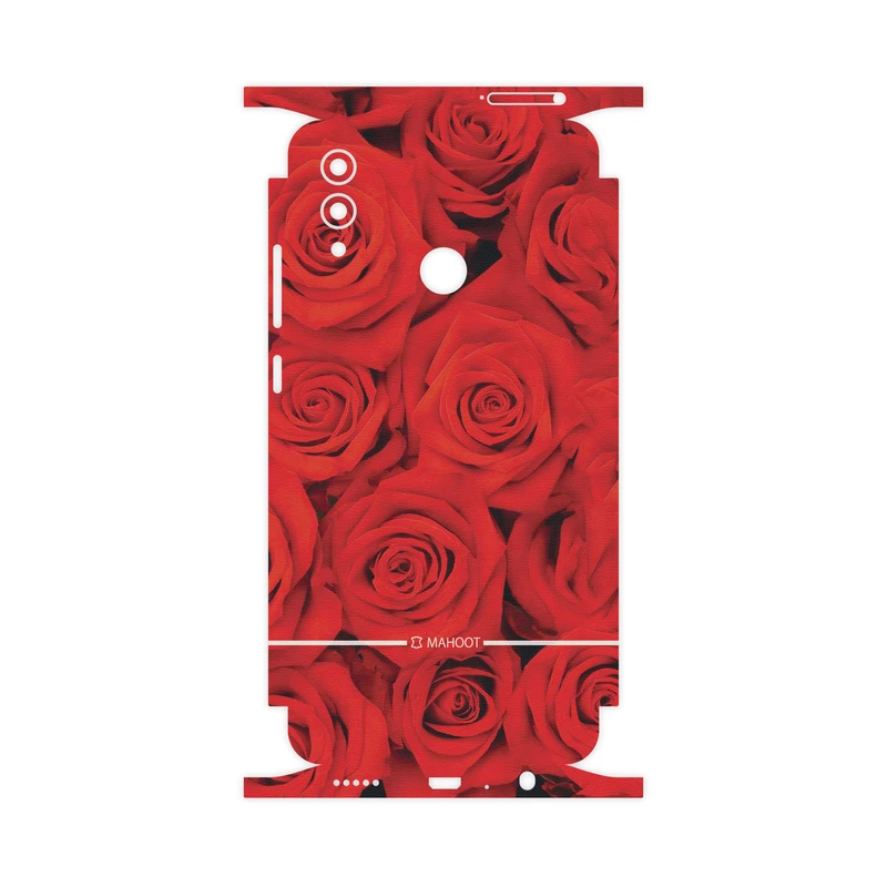 برچسب پوششی ماهوت مدل Red-Flower-FullSkin مناسب برای گوشی موبایل آنر 10 Lite