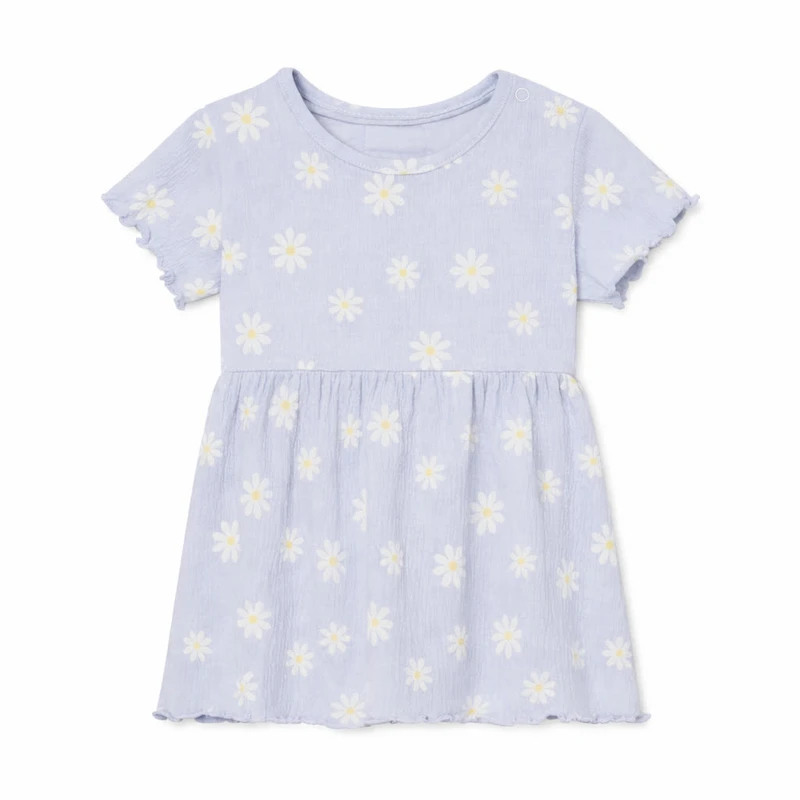 پیراهن آستین کوتاه یقه گرد دخترانه لوپیلو مدل megan