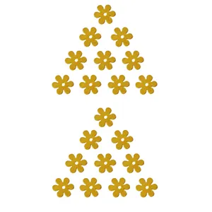 آویز پابند طرح گل کد AP 228 مجموعه 20 عددی