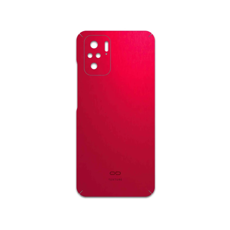 برچسب پوششی ماهوت مدل Matte-Warm-Red مناسب برای گوشی موبایل شیائومی Poco M5s