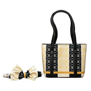 کیف دوشی دخترانه کد B-990230 به همراه تل مو