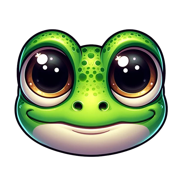 استیکر پارچه و لباس پاد آفرین طرح قورباغه کد 1337