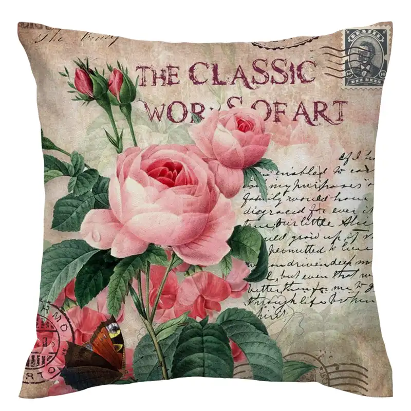 کاور کوسن طرح گل مدل co557