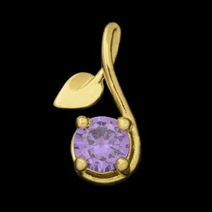 آویز گردنبند طلا 18 عیار زنانه طلای مستجابی کد 67006