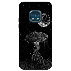 Megafone Girl and Moon 1369 Cover For Nokia XR 20