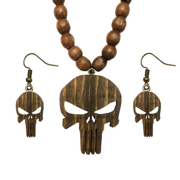 نیم ست زنانه طرح جمجمه کد 227 نیم ست زنانه طرح جمجمه کد 227