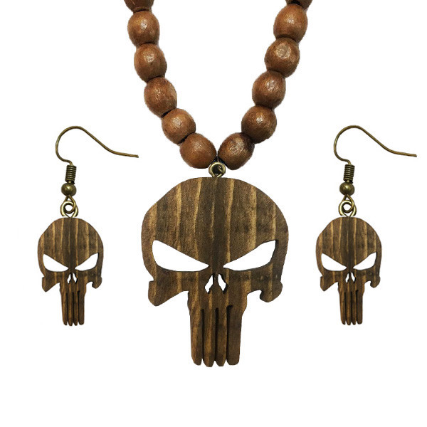 نیم ست زنانه طرح جمجمه کد 227 نیم ست زنانه طرح جمجمه کد 227