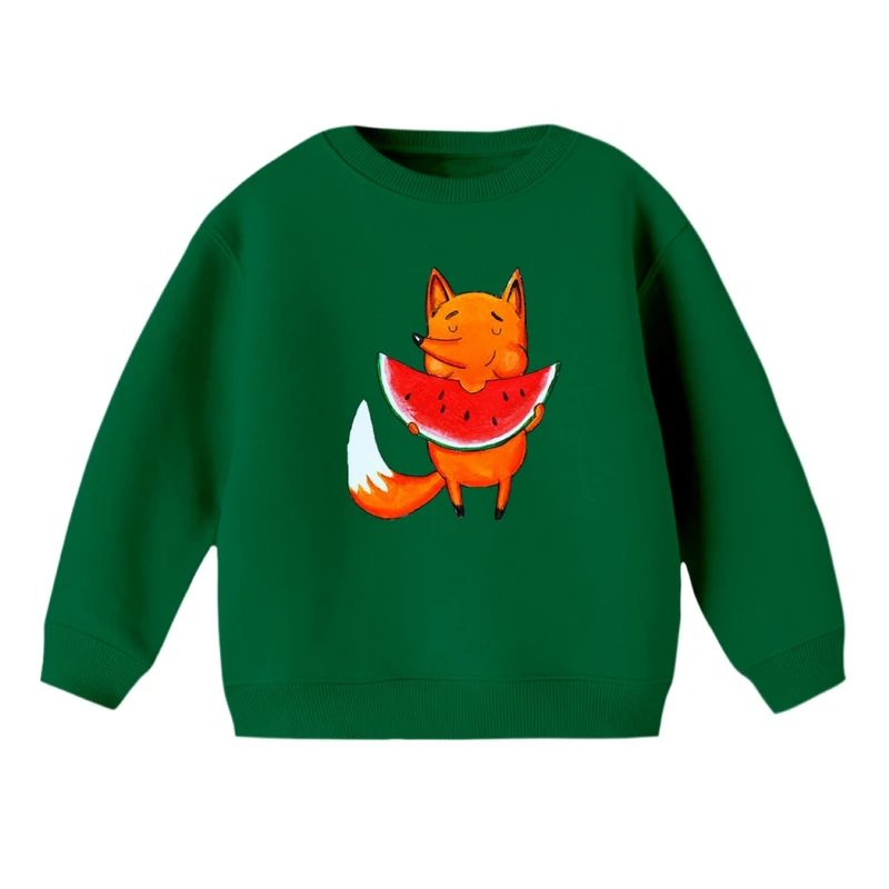 سویشرت بچگانه مدل روباه و هندوانه یلدایی