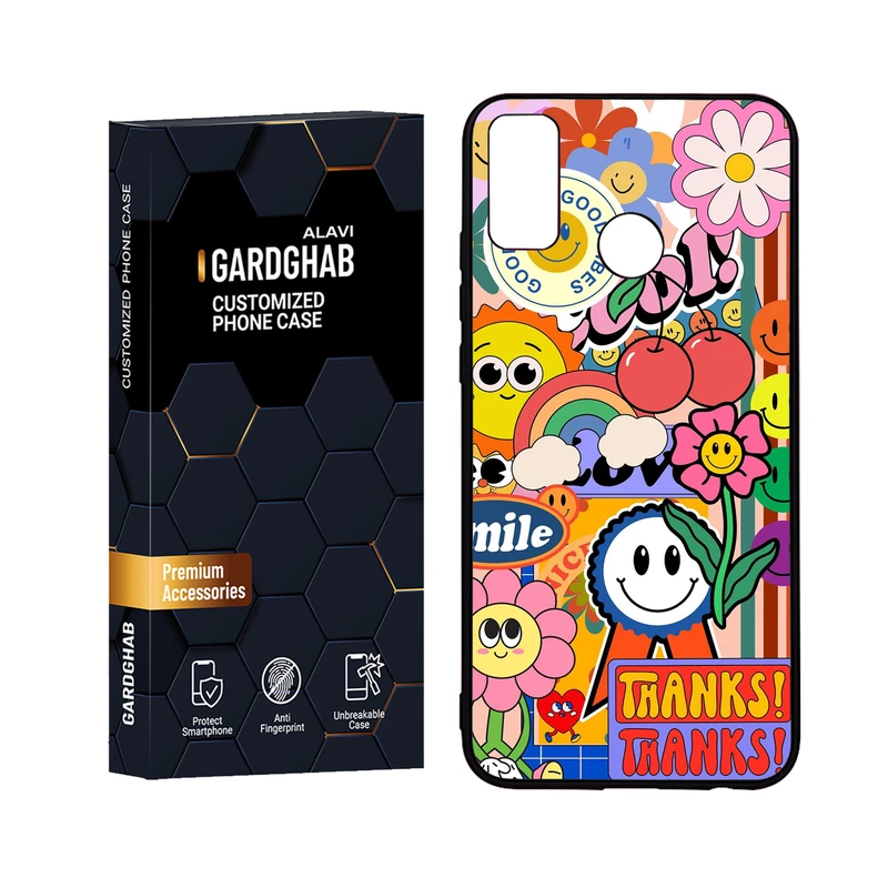 کاور گارد قاب علوی مدل Glass مناسب برای گوشی موبایل انر 9X Lite