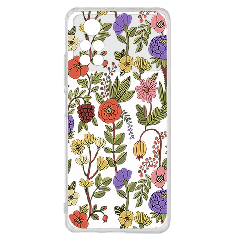 کاور طرح Tiny Flower  مناسب برای گوشی موبایل شیائومی Poco M4 Pro