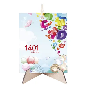 تقویم رومیزی سال 1401 طرح حروف الفبا مدل CH