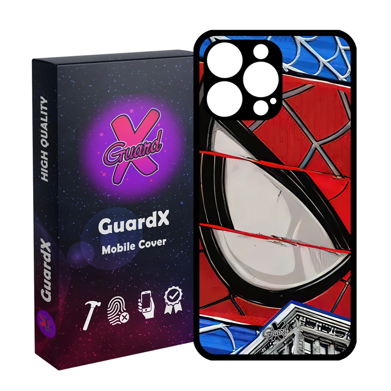 کاور گارد ایکس طرح مرد عنکبوتی مدل Glass10491 مناسب برای گوشی موبایل اپل iPhone 14 Pro Max